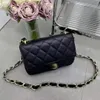 Le dernier petit sac à bandoulière à chaîne de couleurs sac à bandoulière Mode Match Match Diamond Grain Sac 21 * 6 * 15 Ventes directes d'usine de Great