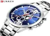 Curren Fashion Design Uhren für Männer 2019 Luxusmarke Herren Watch Casual Sport Armbandwatch Chronograph Edelstahl Uhr 14631523031