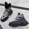 Schwarz -Gurt dicker Soled Martin Boots Frauenhöhe Erhöhung der kurzen Stiefel hübsche Co -Marke Kurzstiefel Motorradstiefel