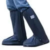 Couvre-chaussure de pluie Protecteur Promotion imperméable Rubber sans glissement non glissade Résistantes de pantoufles de jardinage Boots Riding High Tube 240422