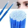 100 Stück/Beutel Einweg Make -up Wimpern Pinsel Pinsel Mikromotara Pinsel Wimpern Erweiterung Individuelle Wimpernentfernungswerkzeuge