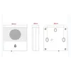 DC 12V Hotel Home Office Wired Doorbell Wire Access Control System Supporting Battery Door Bell Alarm 38 sound Bell with Wires