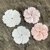 Charmes 2pc Daisy Sun Flower Shell Charm Natural Mother of Pearl Perles Pendant Collier Bijoux Bracelet Broch Bring Bring