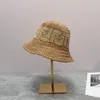 Projektant Bucket Hat Wide Brim for Women Luksusowe wakacje na plaży Słońce zapobiegają Casquette