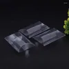 Geschenkverpackung 50pcs Transparent PVC Box Kissen Form Candy Boxen Clear Taschen Snack Schmuck Lagerung