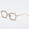 Óculos de sol óculos ópticos para homens mulheres designers retro M9014-2 Moda quadrada de titânio de fibra de vidro de fibra de vidro europeu e americano estilo