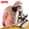 Bald Head Hair Shaver Electric for Men Rechargeable Body Trimmer Clipper Razor 240418