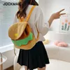 Mochilas de mochilas Big mochila Capacidade de luxuosa mochila fofa desenho animado Hamburger Backpack Backpack Backpack Backpackl2405