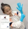 100 PCS Children Disposable Nitrile Gloves Food Grade Kids PVC Rubber Protective Latex Housework Small Size2485922