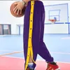 Men's Pants Mens sports basketball pants spring/summer quick drying mesh knitted full chest jersey sports pantsL2405