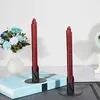 Kandelaars Set van 6 Black Candlestick For Taper Wedding Dining Party open haard stand