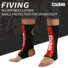 Fiving-1 Paar MMA Boxing Shin Guards Knöchel Unterstützung Männer Frauen Kickbox-Ausrüstung Karate-Beschützer Sanda Muay Thai Legging 240422