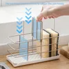 Kitchen Storage Countertop Wall-mounted Stainless Steel Rack Dual Sink Sponge Wipe Drain Basket Separate Chopsticks Spoon