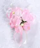 50pcsset Wedding Branking Flowersmaid Sisters Brey Corsage Dekoracyjna kwiat nowożeńca symulacja ręki Bransoleta 2225686623