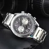 Titta på Watches AAA 2024 Mens High Quality Watch 5-Pin Multi Funktionell europeisk berömd Watch Steel Band Quartz Watch