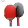 Huieson 1Pair 6 Star Table Tennis Racket Carbon Double Pimples in Mubber ping Pong Racket