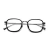 Okulary przeciwsłoneczne optyczne okulary dla mężczyzn kobiety retro projektant M9014-2 Square Titanium Fibreglass Rames European and American Style