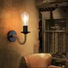 Настенная лампа ретро веревка промышленное декор свет E27 Edison Bulb Iron Indoor Loft Itdoor светодиод