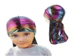 جديد للجنسين للطفل Long Silk Laser Bandana Bandana Turban Hat Wigs doo Durag headwrap cap cap pirate hat hair accessories 6928720