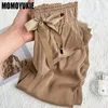 Pantalon large de soie d'été pour femmes