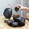 Conjuntos de teaware personalizam chinês de kung fu teaset cerâmica portátil conjunto de chá portátil viagens gaiwan xícaras de chá de chá de chá de chá de chá de chá fino maconha