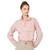 Giacca da yoga sport cappotto da donna abiti da yoga stretti asciugatura a maniche lunghe con cerniera fitness cardigan