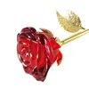 Dekorative Blumen Großgröße Kristall Rose für Muttertagsfreundin Hochzeit bevorzugt künstliche Blume mit Geschenkbox Romantische Heimdekoration