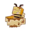Broches doces mel de abelha abelhinho pino de pino broche -broche de jóias de joias de abelhas