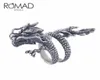 Anneaux de bande Punk Animal Dragon Ring 100 Real 925 Sterling Silver for Men Women Retro Retro Party Unisexe Jewelry Z418193209