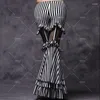 ステージウェアベリーダンス部族フュージョン女性コットンガーターパンツストライプサイドスリットズボンm lブラックホワイトマルーン