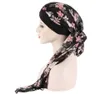 Szaliki muzułmańskie hiżabowe hat head chusta na głowę pretded long ogon chemo cap stretch bandanascarves9559906