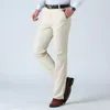 Pantaloni da uomo Arrivo moda business sottile cotone casual cotone ad alta vita a vita di grandi dimensioni 29 30 31 32 33 34 35 36 38 40