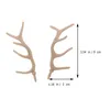 Fleurs décoratives Antlers Crafts Deer Faux Horns Christmas Reindeer Fake Antler Mini Horn Plastic Tree Ornement Party Supplies