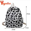 Plush Backpacks Fashionable plush womens backpack large capacity womens backpack cute denim pattern new winter travel handbagL2405