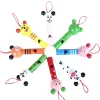 Blöcke 8/30pcs hölzernen Mini niedlichen Tier Whistle Spielzeug Kinder Geburtstagsfeier Babyparty Geschenk Pinata Filler Jungen Mädchen Party Goodie Bag Spielzeug Spielzeug