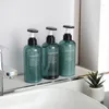Flytande tvål dispenser 3st badrum schampo kropp tvätt hår balsam flaska plast förvaring press pump under 500 ml