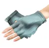 Cinco dedos Guantes de guantes para mujeres Semifinger Semifinger Glove de cuero Guante de cuero Half Finger5305067