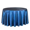 Table Cloth 260cm/102inch Thin Tablecloth Round El Party Wedding Covers Blue Red White Cloths Square Overlay Decor
