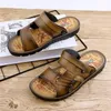 Dual Zweck Sandalen für Männer Sommer bequeme Männer Sandale 2 in 1 Ölspraymenschen Sandalen Freizeit Beachschuhe für Männer 240425