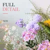 Decorative Flowers Luxury Pink Babysbreath Hydrangea Sunflower Wedding Floral Arrangement Event Road Guide Floor Row Party Window Display