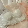 Beha's stelt Japanse lolita kanten bh -set 1/2 kop zoet en sexy ondergoed voor vrouwen die kleine kisten verzamelen om pure verlangens te ondersteunen