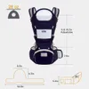 Geboren baby schouderriem Ergonomische baby rugzak hipset sling kangoeroe verpakking geschikt voor babyreizen van 3 tot 36 maanden oud gemaakt van polyester materiaal 240426