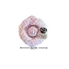 Broches 6 cm camélia fleur élégant tissu cristal corsage mode femmes épingles à revers