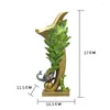 Vazen thuis wijn creatieve ornamenten kast tv veranda foyer living European vase Decoration Figurines Crafts Peacock Resin Room