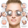 1pair glaces globes face yeux colocteurs de cryo acier en acier inoxydable Masseur facial de refroidissement des rouleaux de refroidissement de la peau