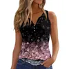 Women's Tanks 2024 Charming Camisole Womens Tank Top V Neck Floral Printed Casual Flowy Summer Sleeveless Deep Side Cut Tops For Women