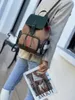 Schulbeutel 2024 Klassische Streifendarschleinwand Cowide Women Draw String Rucksacklappen Eimer Luxus weibliche Daily Girl Schol Bag Bookbag