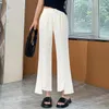 Office di pantaloni da donna Office ad alta vita Front Donne Donne Primavera estate Female Long Long Long Long Lungo