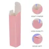 Prezent Wrap Base Base Cute Lipgloss Opakowanie 50 -szt. Rurki Kraft Papierowe pudełka na szminkę