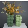 Vases Creative Abstract Resin Vase Vase Table Decoration Salon Bubble Art Arrange Flower Arrangement Home Decor Accessoires